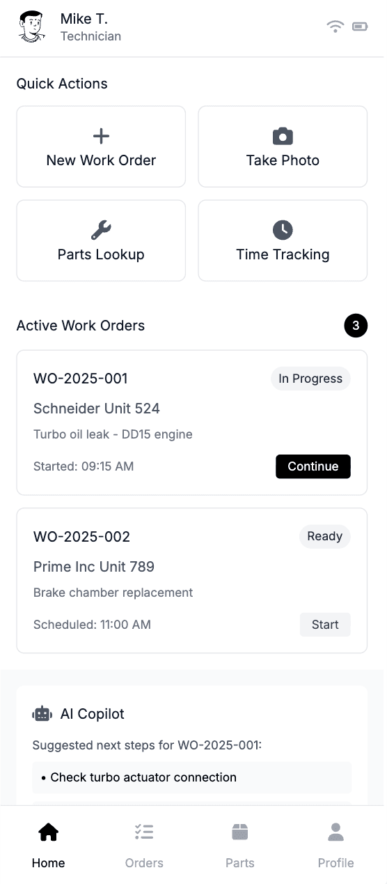 ServiceBay Mobile App